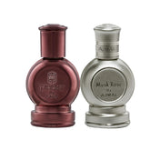 Ajmal Musk Rose  + Tempest Concentrated Perfume Oil 12ml 0.4 Fl.oz. Each Pack Of 2  Floral Musky Alcohol-free Attar | For Unisex